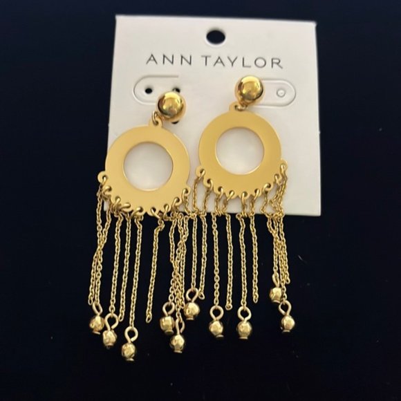 Ann Taylor Gold Tone Earrings - Picture 1 of 1